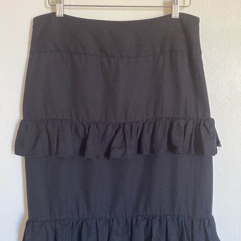Revolve Yaura Okiki Skirt In Black Size 8 Us, Size 12 Uk View 6